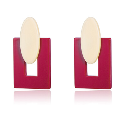 Fashion Square Design Drop Earrings Red White Black Color Long Geometric Earrings Women Wedding Birthday Brincos
Fashion Square Design Drop Earrings Red White Black Color Long Geometric Earrings Women Wedding Birthday Brincos