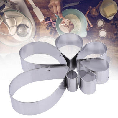 Greensen 7 pcs set Stainless Steel Water Drop Shape Non-sticky Cake Muffin Egg Baking Mold
Greensen 7 pcs set Stainless Steel Water Drop Shape Non-sticky Cake Muffin Egg Baking Mold