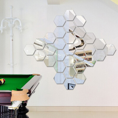 〖Follure〗12Pcs 3D Mirror Hexagon Vinyl Removable Wall Sticker Decal Home Decor Art Silver
〖Follure〗12Pcs 3D Mirror Hexagon Vinyl Removable Wall Sticker Decal Home Decor Art Silver
