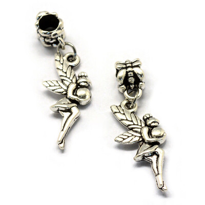 Alloy European Dangle Beads Tibetan Style Large Hole Pendants Fairy Antique Silver 37mm Hole 5mm
Alloy European Dangle Beads Tibetan Style Large Hole Pendants Fairy Antique Silver 37mm Hole 5mm