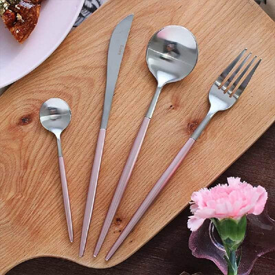 Hot Sale 4 Pcs Set Dinner Flatware Cutlery Set Forks Spoons Western Kitchen Dinnerware 18 8 304 Premium Stainless Steel Home Part
Hot Sale 4 Pcs Set Dinner Flatware Cutlery Set Forks Spoons Western Kitchen Dinnerware 18 8 304 Premium Stainless Steel Home Part