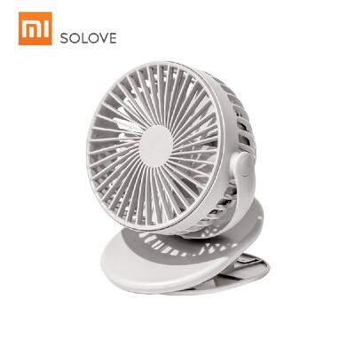 Xiaomi SOLOVE Clip Fan F3 USB Mini Fan Flexible 360 Degree Rotation 3 Sppeeds Adjustable Handy Small Table Desk Desktop Cooling US
Xiaomi SOLOVE Clip Fan F3 USB Mini Fan Flexible 360 Degree Rotation 3 Sppeeds Adjustable Handy Small Table Desk Desktop Cooling US