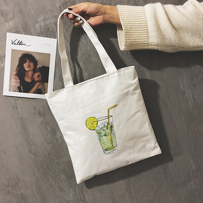 Tailored Fashion Women Canvas Printing Cartoon Shoulder Bags Messenger Bags Handle Bags