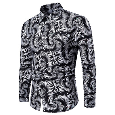 Tailored Spring And Summer Mens Casual Pattern Stand Collar Button Long Sleeve Shirt
Tailored Spring And Summer Mens Casual Pattern Stand Collar Button Long Sleeve Shirt