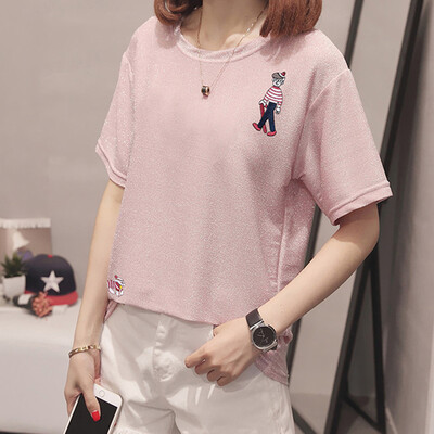 JOY OF JOY Jingdong Womens 2019 New Korean Ins Loose Bright Silk T-Shirt Womens Short Sleeve Summer Bottoming Shirt T-Shirt Top JWTD191765 Pink
JOY OF JOY Jingdong Womens 2019 New Korean Ins Loose Bright Silk T-Shirt Womens Short Sleeve Summer Bottoming Shirt T-Shirt Top JWTD191765 Pink