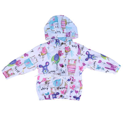 Girls Hooded Windproof Cartoon Patterns Zipper Thin Jacket Coat Outerwear 
Girls Hooded Windproof Cartoon Patterns Zipper Thin Jacket Coat Outerwear