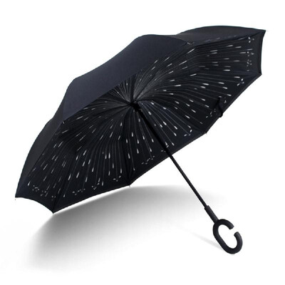 Cshaped Handle Windproof Reverse Folding Umbrella Double Layer Man Women Sunny Rainy Car Inverted Umbrellas Double Layer Anti UV
Cshaped Handle Windproof Reverse Folding Umbrella Double Layer Man Women Sunny Rainy Car Inverted Umbrellas Double Layer Anti UV