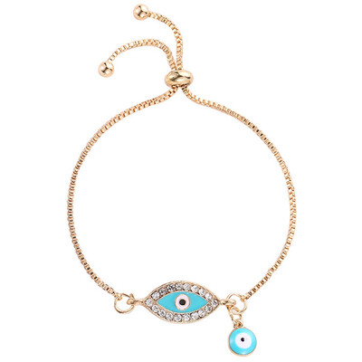 Personality Turkish Blue Evil Eye Crystal Charm Bracelet Charm Trendy Adjustable Bracelets Bangles For Woman Jewelry Gift
Personality Turkish Blue Evil Eye Crystal Charm Bracelet Charm Trendy Adjustable Bracelets Bangles For Woman Jewelry Gift