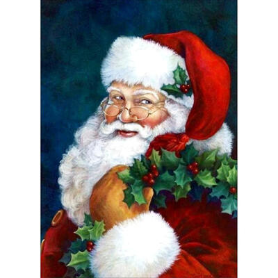 5D DIY Full Drill Diamond Painting Santa Claus Cross Stitch Kit Embroidery 
5D DIY Full Drill Diamond Painting Santa Claus Cross Stitch Kit Embroidery
