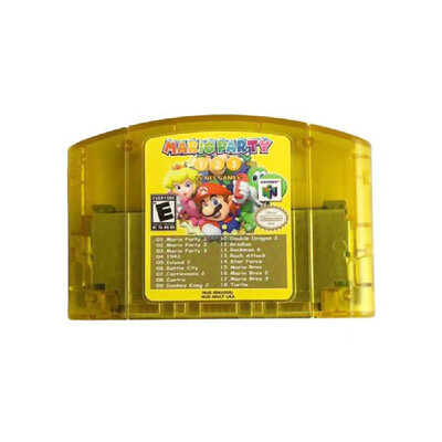 18 In 1 Game Cards Video Game Cartridge Console Card Mario Party 1 2 3 Aggregation 15 NES Edition Support Game For Nintendo N64 US
18 In 1 Game Cards Video Game Cartridge Console Card Mario Party 1 2 3 Aggregation 15 NES Edition Support Game For Nintendo N64 US