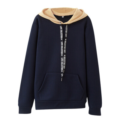 Solid Patchwork Fashion Warm Pocket Hooded Pullover Loose Long Sleeve Hoodie Women Hoodies Sweatshirt
Solid Patchwork Fashion Warm Pocket Hooded Pullover Loose Long Sleeve Hoodie Women Hoodies Sweatshirt