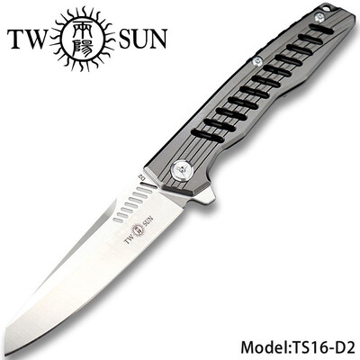 TwoSun d2 m390 blade folding knife Pocket Knives Survival Camping hunting outdoor tool EDC TC4 Titanium KVT ceramics ball TS16
TwoSun d2 m390 blade folding knife Pocket Knives Survival Camping hunting outdoor tool EDC TC4 Titanium KVT ceramics ball TS16