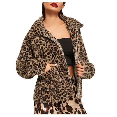 Toponeto Women Fashion Autumn And Winter Leopard Print Loose Short Windbreaker Lamb Coat
Toponeto Women Fashion Autumn And Winter Leopard Print Loose Short Windbreaker Lamb Coat