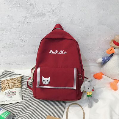 Ins schoolbags female Korean high school students junior high school students small fresh large capacity cute backpack double 
Ins schoolbags female Korean high school students junior high school students small fresh large capacity cute backpack double