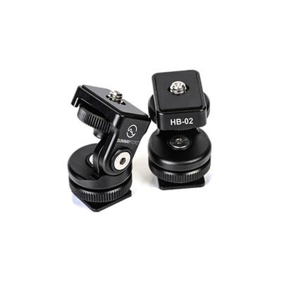 SUNWAYFOTO 1 pcs HB-02 Hot Shoe Tilt Head Mini Tripob with 360 Degrees Adjustable Damping&Light-weight Design
SUNWAYFOTO 1 pcs HB-02 Hot Shoe Tilt Head Mini Tripob with 360 Degrees Adjustable Damping&Light-weight Design
