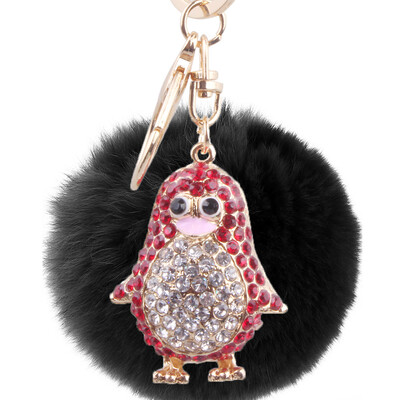 Rex rabbit fur ball keychain rhinestones small penguin handbags pendant fashion personality key chain
Rex rabbit fur ball keychain rhinestones small penguin handbags pendant fashion personality key chain