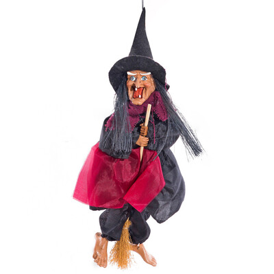 Siaonvr Witch Hanging Decoration Halloween Props Large Voice Control Ride Broom Witch
Siaonvr Witch Hanging Decoration Halloween Props Large Voice Control Ride Broom Witch