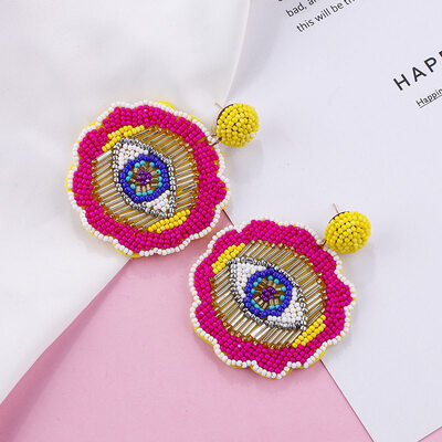 Flashbuy Korean Style Beads Geometric Drop Earrings For Women Eyes Pattern Earrings Simple Trend Fashion Jewelry Earrings
Flashbuy Korean Style Beads Geometric Drop Earrings For Women Eyes Pattern Earrings Simple Trend Fashion Jewelry Earrings