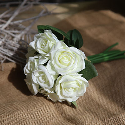 FUNNYBUNNY Artificial Fake Flowers Silk Artificial Roses 9 Heads Bridal Wedding Bouquet for Home Garden Party Wedding Decoration
FUNNYBUNNY Artificial Fake Flowers Silk Artificial Roses 9 Heads Bridal Wedding Bouquet for Home Garden Party Wedding Decoration