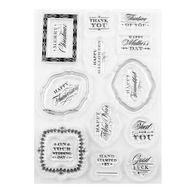 Silicone Transparent Seals Clear Stamps Letters for DIY Scrapbooking Photo
Silicone Transparent Seals Clear Stamps Letters for DIY Scrapbooking Photo