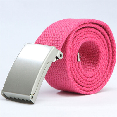 2019 New Fashion Men Women General belts Canvas Unisex Candy Color belt Solid Buckle Military belts For Jeans Cowboy Pants 110cm
2019 New Fashion Men Women General belts Canvas Unisex Candy Color belt Solid Buckle Military belts For Jeans Cowboy Pants 110cm