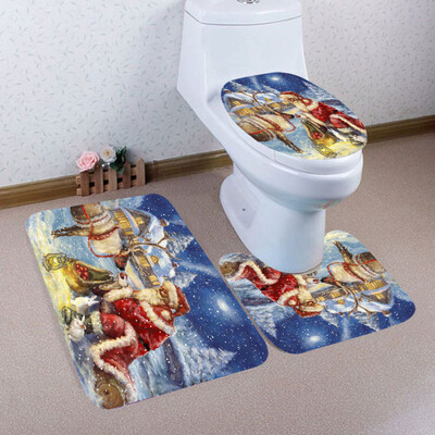 Tailored 3PCS Christmas Bathroom Non-Slip Pedestal Rug Lid Toilet Cover Bath Mat Set
Tailored 3PCS Christmas Bathroom Non-Slip Pedestal Rug Lid Toilet Cover Bath Mat Set