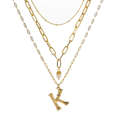 natural freshwater pearl A-Z 26 Initial Pendant Letter Necklace For Women Gold Letter Wholesale Jewelry Gift for Love Friends
natural freshwater pearl A-Z 26 Initial Pendant Letter Necklace For Women Gold Letter Wholesale Jewelry Gift for Love Friends