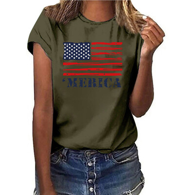 Starmoon Women Plus Size National Flag Independence Day Print Short Sleeve T-Shirt Tops
Starmoon Women Plus Size National Flag Independence Day Print Short Sleeve T-Shirt Tops