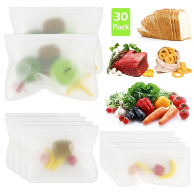 302010 Pack Reusable Silicone Food Storage Bag Fresh Saver Bag Leakproof Fridge Food Holder Containers
302010 Pack Reusable Silicone Food Storage Bag Fresh Saver Bag Leakproof Fridge Food Holder Containers