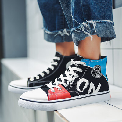 Summer breathable graffiti color matching high-top canvas shoes Mens new style of autumn young students board shoes tidal shoes
Summer breathable graffiti color matching high-top canvas shoes Mens new style of autumn young students board shoes tidal shoes
