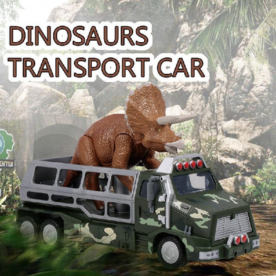 Dinosaurs Transport Car Carrier Truck Toy Triceratops Pull Back Dinosaur Cars Gift for Kids
Dinosaurs Transport Car Carrier Truck Toy Triceratops Pull Back Dinosaur Cars Gift for Kids
