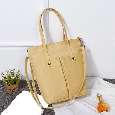 Tailored Fashion Girls Canvas Solid Color Multi-Pocket Shoulder Bag Messenger Bag
Tailored Fashion Girls Canvas Solid Color Multi-Pocket Shoulder Bag Messenger Bag