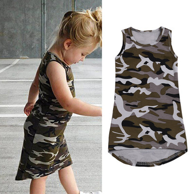 Kids Clothing Girls Dress Summer 1-5Y Children Girls Military Dress Cool Girls Fashion Sleeveless Dress for Kids Girls
Kids Clothing Girls Dress Summer 1-5Y Children Girls Military Dress Cool Girls Fashion Sleeveless Dress for Kids Girls