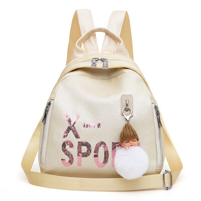 Senior sense of womens handbags Western style small backpack backpack womens tide Joker casual shoulder bag PU
Senior sense of womens handbags Western style small backpack backpack womens tide Joker casual shoulder bag PU