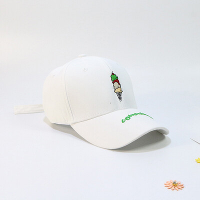 Hat Female Korean Version Baitao Duck Tongue Cap Summer Ice Cream Embroidered Baseball Cap Ladies Outdoor Sunscreen Sunhat
Hat Female Korean Version Baitao Duck Tongue Cap Summer Ice Cream Embroidered Baseball Cap Ladies Outdoor Sunscreen Sunhat