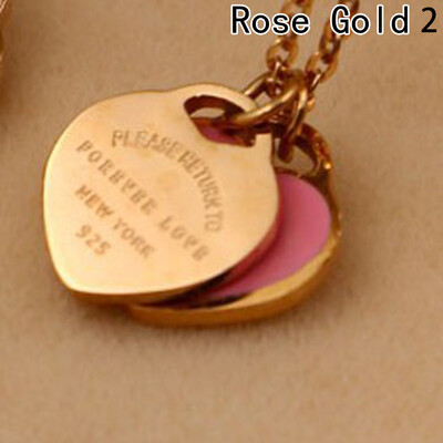 Love rose heart double oil chain wholesale Hot blue short gold
Love rose heart double oil chain wholesale Hot blue short gold