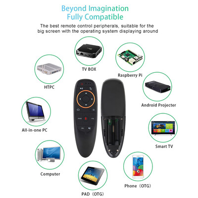 G10 24GHz Wireless Air Mouse w USB Receiver Gyroscope Voice Control Handheld Remote Control for PC Android TV Box Laptop Noteboo
G10 24GHz Wireless Air Mouse w USB Receiver Gyroscope Voice Control Handheld Remote Control for PC Android TV Box Laptop Noteboo