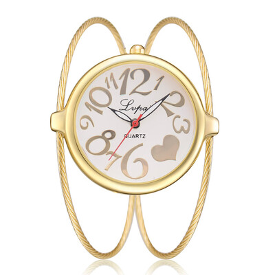 Luxury Womens Watches Rose Gold Buckleless Thin Dial Ladies Quartz Wristwatch Fashion Roman Numerals Clock Reloj Mujer
Luxury Womens Watches Rose Gold Buckleless Thin Dial Ladies Quartz Wristwatch Fashion Roman Numerals Clock Reloj Mujer