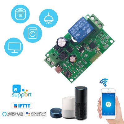eWeLink DC5V 12V 24V 32V Wifi Switch Wireless Relay Module Smart Home Automation Modules Phone APP Remote Control Timer Switch Com
eWeLink DC5V 12V 24V 32V Wifi Switch Wireless Relay Module Smart Home Automation Modules Phone APP Remote Control Timer Switch Com