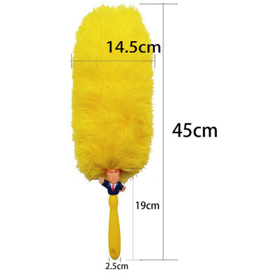 Cartoon Trump Clean Feather Duster Dirt Dust Brush Cleaner Cleaning Tools Home&Car Cleaning Tool Yellow
Cartoon Trump Clean Feather Duster Dirt Dust Brush Cleaner Cleaning Tools Home&Car Cleaning Tool Yellow