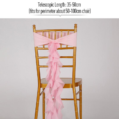 Chair Sash Bow Flounce Elastic Chair Ribbon Back Tie Bands for Wedding Party Ceremony Banquet
Chair Sash Bow Flounce Elastic Chair Ribbon Back Tie Bands for Wedding Party Ceremony Banquet
