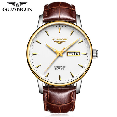 GUANQIN GJ16058 Men Auto Mechanical Watch Date Day Display 3ATM Genuine Leather Band Wristwatch
GUANQIN GJ16058 Men Auto Mechanical Watch Date Day Display 3ATM Genuine Leather Band Wristwatch
