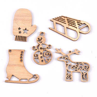 10PCS Wood Piece Hollow Christmas Element Shape Christmas Tree Hanging Decoration
10PCS Wood Piece Hollow Christmas Element Shape Christmas Tree Hanging Decoration