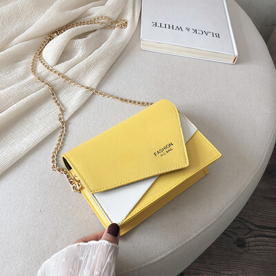 Sen temperament contrast color small square bag 2019 new wave fashion casual chain Messenger bag wild letter shoulder bag
Sen temperament contrast color small square bag 2019 new wave fashion casual chain Messenger bag wild letter shoulder bag