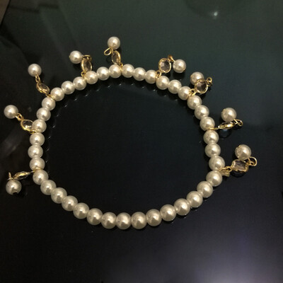 Europe&the United States fringed pearl handmade jewelry summer hot retro sweet pearl beaded crystal elastic anklet
Europe&the United States fringed pearl handmade jewelry summer hot retro sweet pearl beaded crystal elastic anklet