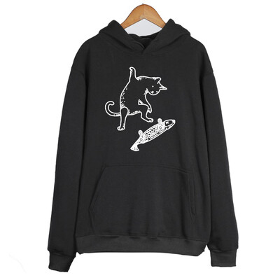 Tailored Women Print Cat Loose Long Sleeve Top Pullover Hooded Cap Sweatshirt Blouse
Tailored Women Print Cat Loose Long Sleeve Top Pullover Hooded Cap Sweatshirt Blouse