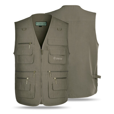 Outdoor Fishing Waistcoat Sleeveless Zipper Fishing Jacket Multi-pockets Hunting Photography Hiking Climbing Fishing Vest for Me
Outdoor Fishing Waistcoat Sleeveless Zipper Fishing Jacket Multi-pockets Hunting Photography Hiking Climbing Fishing Vest for Me