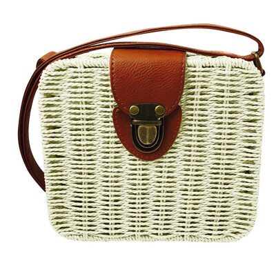 Tailored Womens Fashion Girl Handbags Straw Square Crossbody Gag Wild Shoulder Bag 
Tailored Womens Fashion Girl Handbags Straw Square Crossbody Gag Wild Shoulder Bag