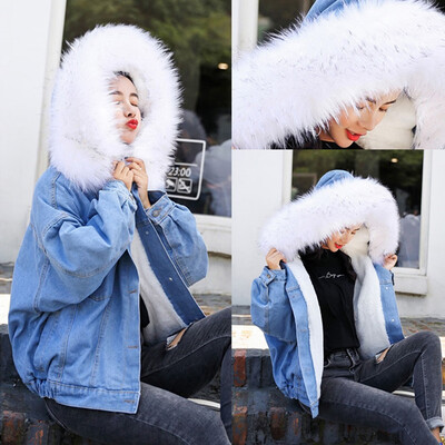 Toponeto Women Warm Denim Short Coat Collar Jacket Slim Winter Hooded Outwear Coats
Toponeto Women Warm Denim Short Coat Collar Jacket Slim Winter Hooded Outwear Coats