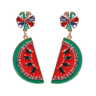 Women Fashion Brand Fruit Crystal Drop Earrings Trendy Rhinestone Statement Oorbellen Wedding Jewelry Gift Pendientes 2019
Women Fashion Brand Fruit Crystal Drop Earrings Trendy Rhinestone Statement Oorbellen Wedding Jewelry Gift Pendientes 2019